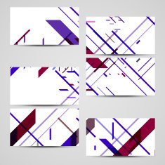 Vector business-card set for your design N362