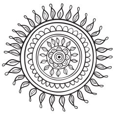 Mandala Pattern N139