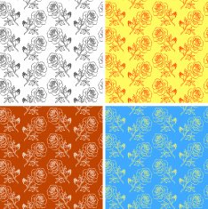 roses pattern N23