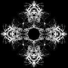 Mandala Decorative hand drawn lace pattern N26