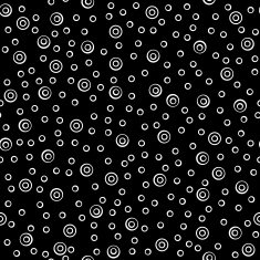 Abstract circle background Plain monochrome illustration Seamless vector