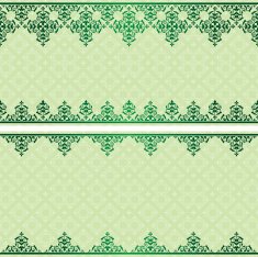 light green vector invitation card with gradient on ornament