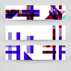 Vector banner set for your design N139