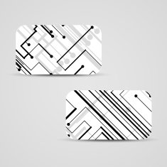 Vector business-card set for your design N366