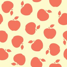 vector pattern with apples N14