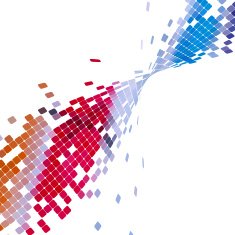abstract colorful wave check pattern background N3