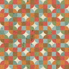 Abstract colorful tiles seamless pattern N4