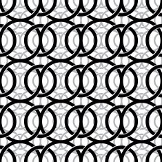 Monochrome vintage style netting seamless pattern N2