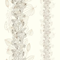Beautiful autumn leaves seamless pattern N2