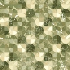 Seamless aged mosaic background vintage seamless pattern