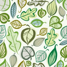Beautiful leaves seamless pattern N2