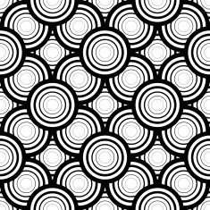 Seamless black and white geometric vector background simple N3
