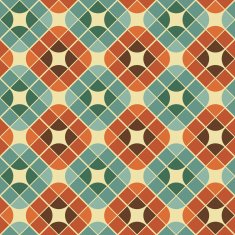 Abstract colorful tiles seamless pattern N5