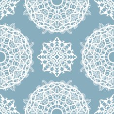 Seamless Christmas pattern with snowflakes N10