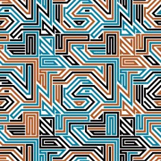 Abstract circuit board seamless pattern N2