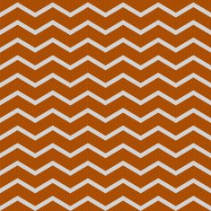 Seamless orange striped chevron pattern on textured paper