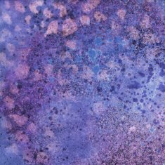 Background hand painted with purple and blue watercolors