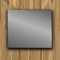 metal on a planks