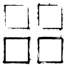 Grunge frame set N9