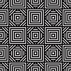 seamless black and white geometric pattern N10