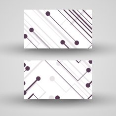 Vector business-card set for your design N370