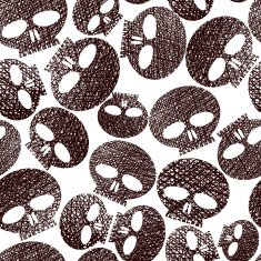 Horror theme repeating background Skulls background N2