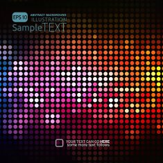 Multicolored mosaic background N52