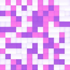 White pink and purple vector squared mosaic