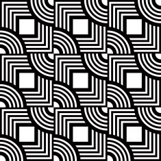 Seamless geometric pattern vector black and white stripes N2
