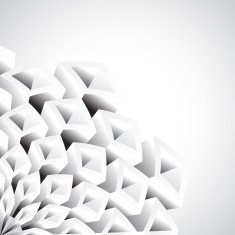 abstract black and white cube pattern background N2