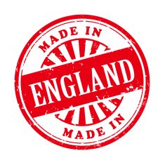 made in England grunge rubber stamp