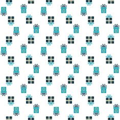 Seamless pattern with gift boxes N16