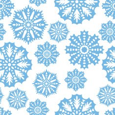 Seamless Christmas pattern with snowflakes N15