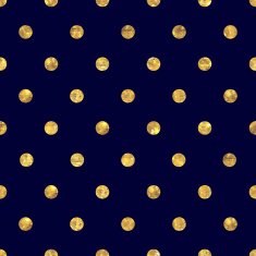 Seamless polka dot golden pattern N3
