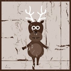 Reindeer grunge style