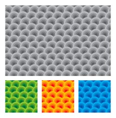 Polished metal seamless