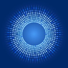 vector abstract background glowing pixels