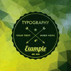Trendy Faceted Abstract Geometric Hipster Background N4