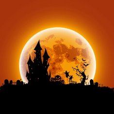 Happy Halloween message design background Vector illustration N14