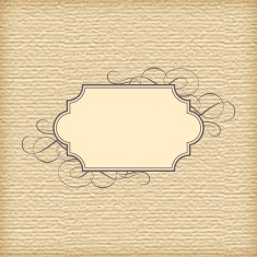 Vector Textured Background and Vintage Frame