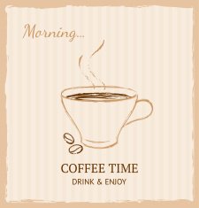 Vintage coffee cup N6