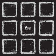 Grunge vector textured shapes N2