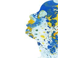 Abstract female head N4