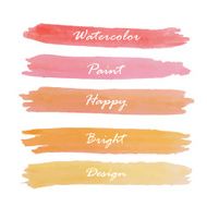 light red pink banner vintage logo