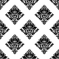 Damask Seamless Pattern Background N5