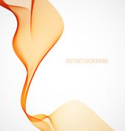 Abstract orange wavy background N2