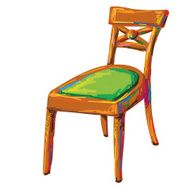 The art retro chair N2