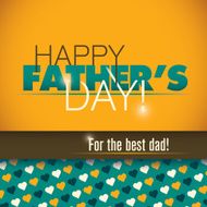 Modern father&#039;s day card