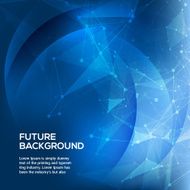 Abstract Blue Background polygonal space low poly dark background N2