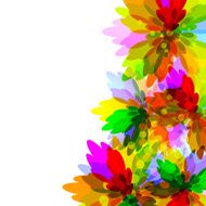 Motley flower background
